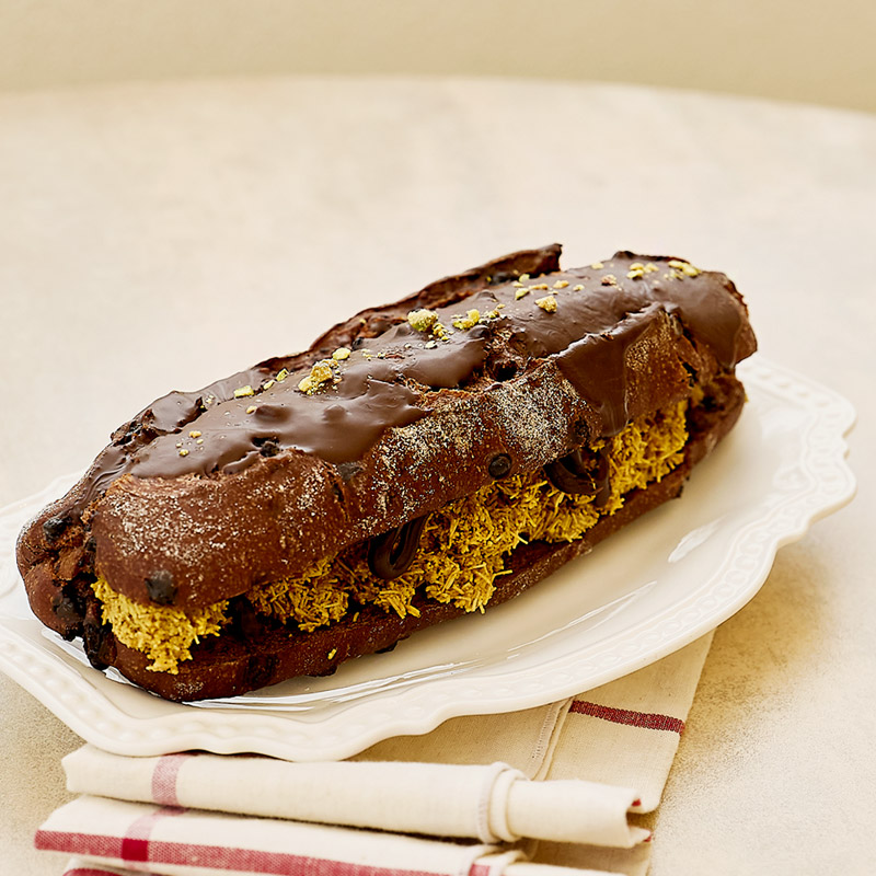 [두바이 초코 바게트] 수제 두바이디저트 두바이바게트 초코바게트 빵집 빵택배 천연발효종 저온숙성 건강빵 인천바게트 [원산지:상세설명 별도 표기]